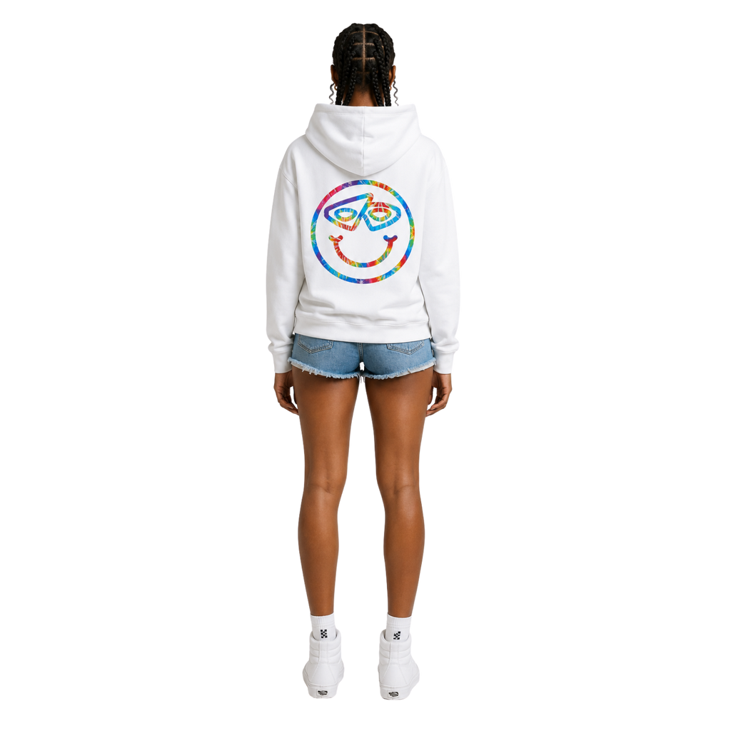 Tie Dye Smiley Hoodie