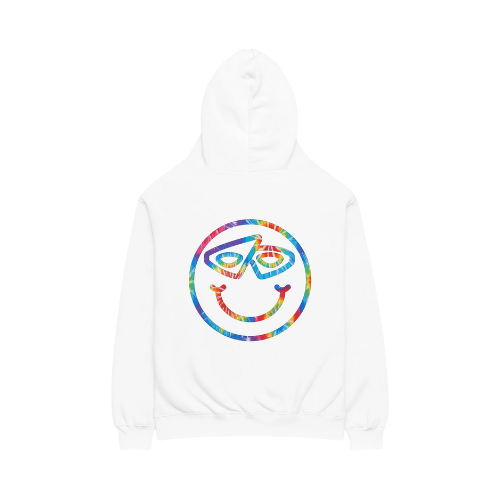 Tie Dye Smiley Hoodie