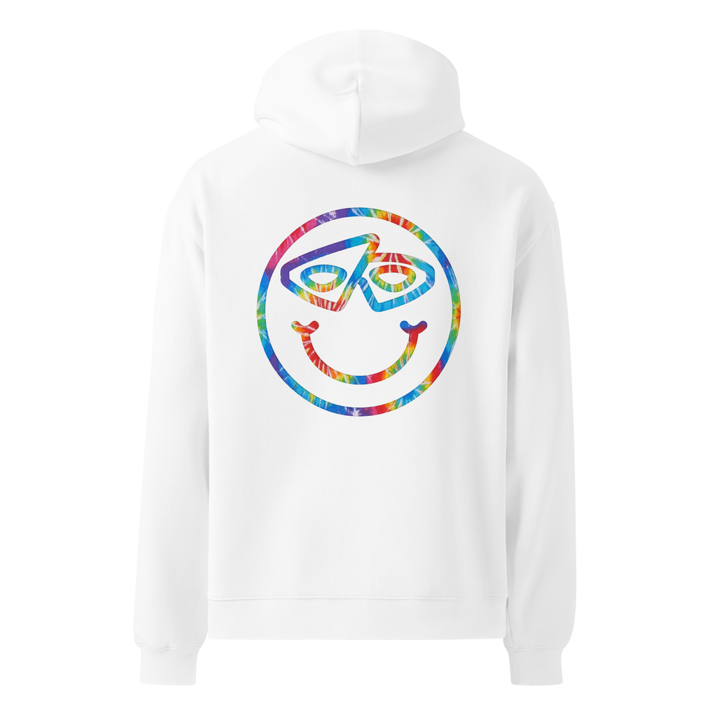 Tie Dye Smiley Hoodie